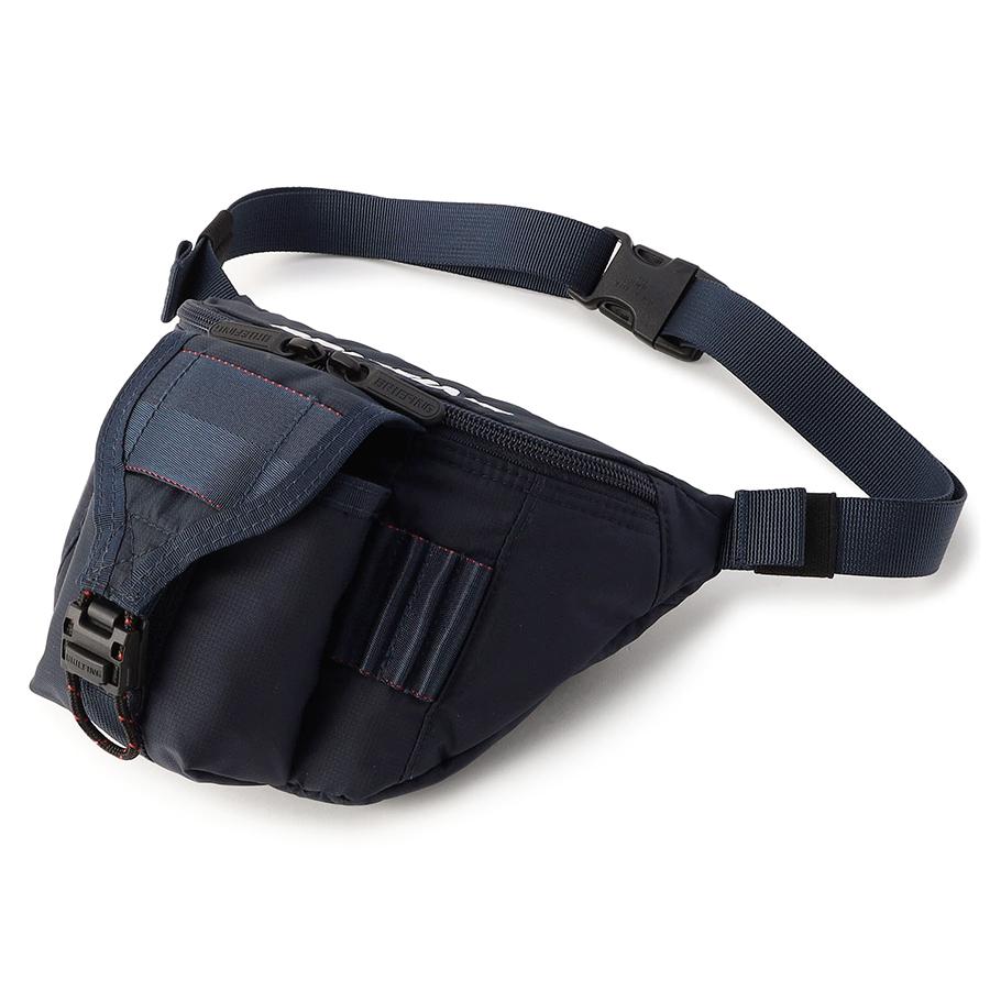 BRIEFING（ブリーフィング） ラウンドウエストポーチ/ブラック メンズ