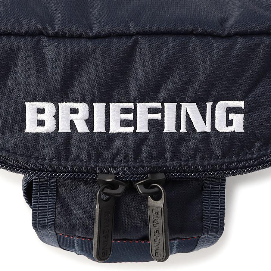 164 新品　BRIEFING ラウンドウエストポーチ BRIEFING（ブリーフィング） ラウンドウエストポーチ/ブラック メンズ