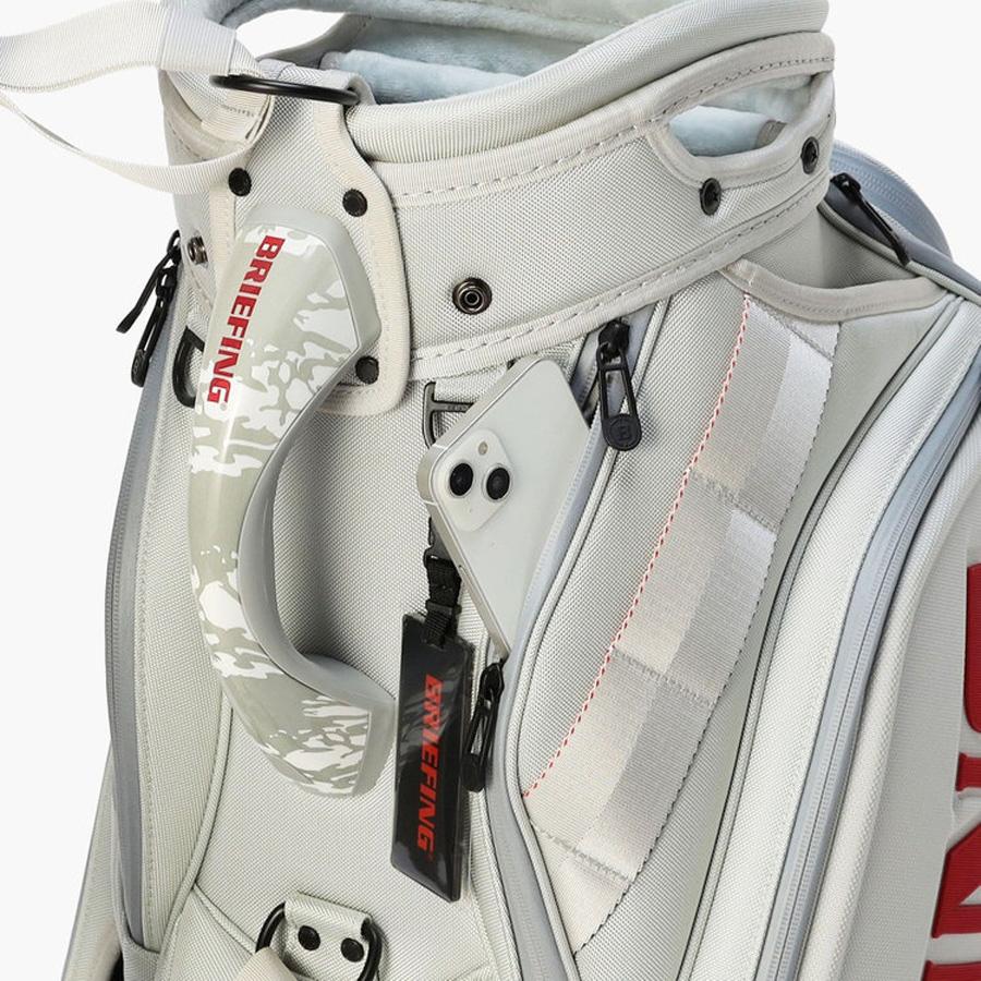 BRIEFING（ブリーフィング） ゴルフ/キャディバッグ/シルバー メンズ