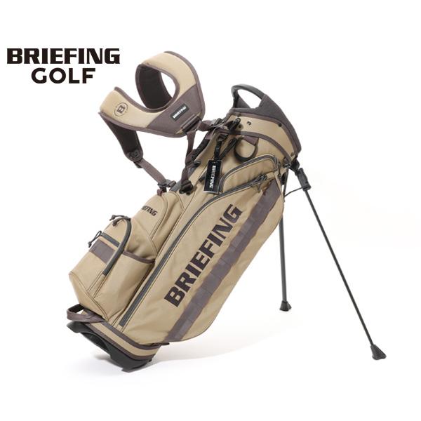 BRIEFING（ブリーフィング） ゴルフ/キャディバッグ/タン メンズ GOLF