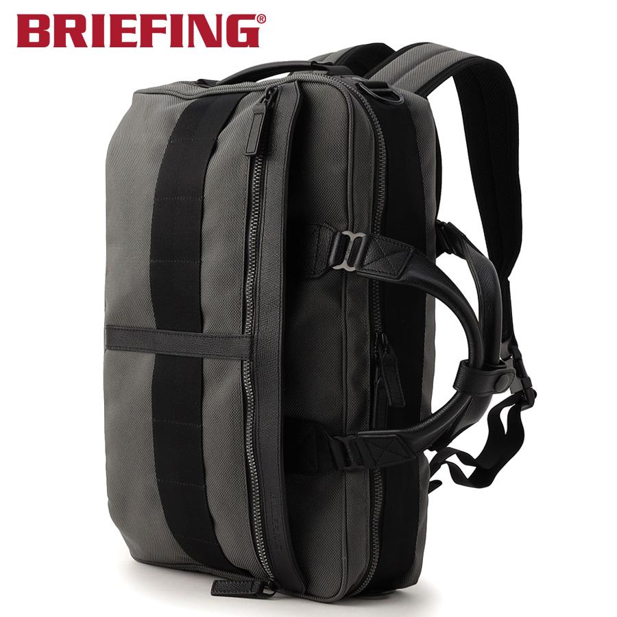 BRIEFING（ブリーフィング） 3WAYビジネスバッグ/グレー メンズ FUSION
