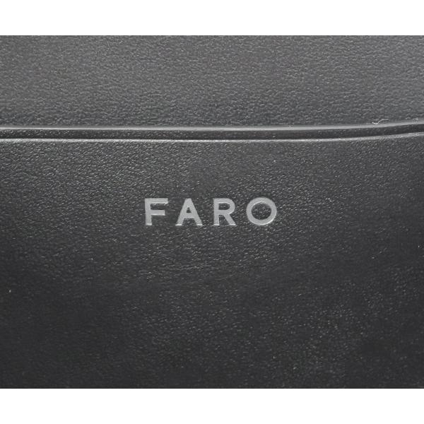 FARO（ファーロ） コンパクトジップウォレット/ブラック メンズ