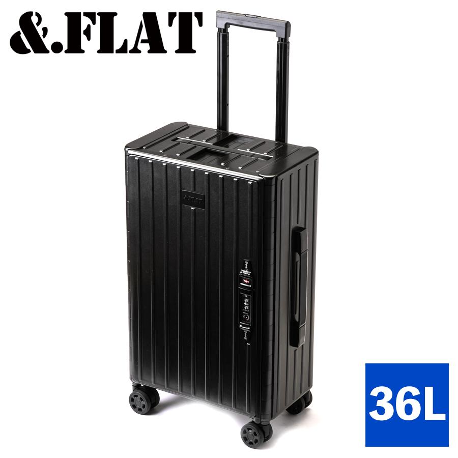 ＆.FLAT アンドフラット 折り畳みキャリーケース メタリックカラー 36L