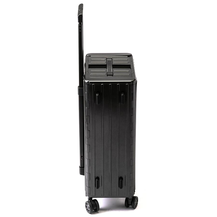 【最終値下げ】　折り畳み　キャリーバッグ　黒　＆.ＦＬＡＴ &.FLAT（アンドフラット）｜折り畳みキャリーケース - マット