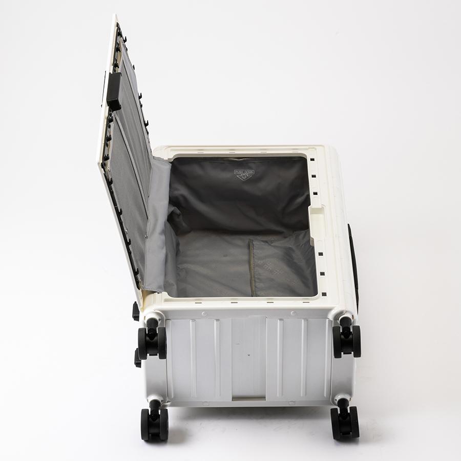 新品未使用　&フラットキャリー &.FLAT(アンドフラット) コンテナキャリー 折りたたみ 三輪 階段