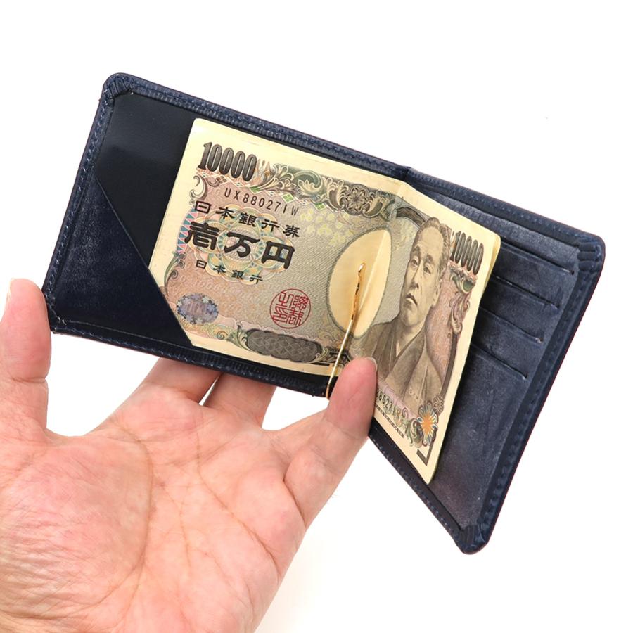 GLENROYAL（グレンロイヤル） マネークリップ/ダークブルー メンズ