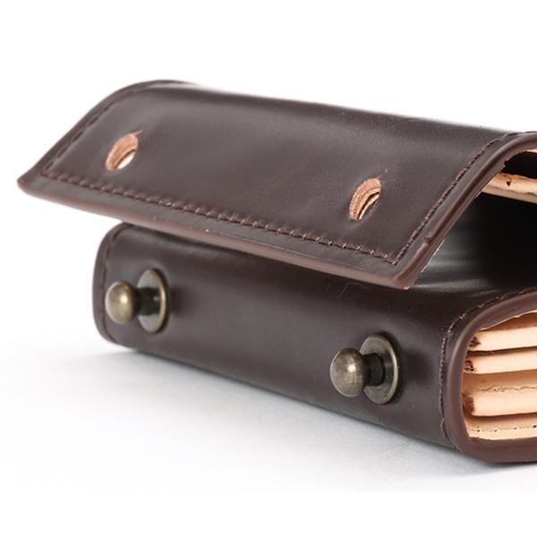 エムピウ　ミッレフォッリエ2 コードバン27 バーガンディ m+（革製品） エムピウ ミッレフォッリエ2/ミニ財布