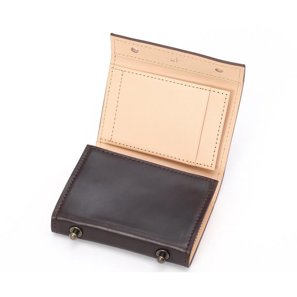 エムピウ　ミッレフォッリエ2 コードバン27 バーガンディ m+（革製品） エムピウ ミッレフォッリエ2/ミニ財布