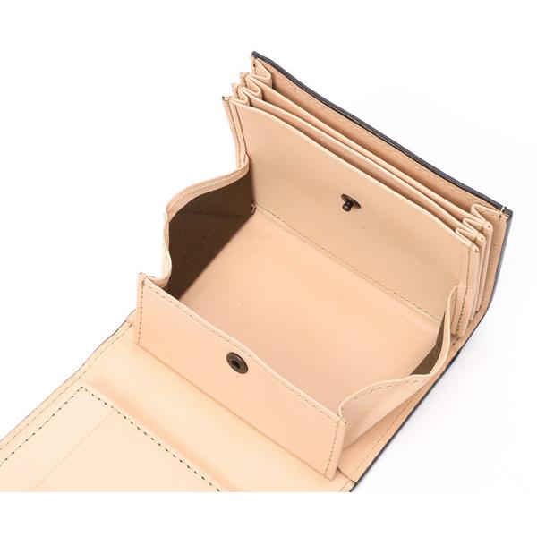 m+ エムピウ ミッレフォッリエ2新品未使用 m+（エムピウ） ミッレフォッリエ2/ミニ財布/ネイビー メンズ コード