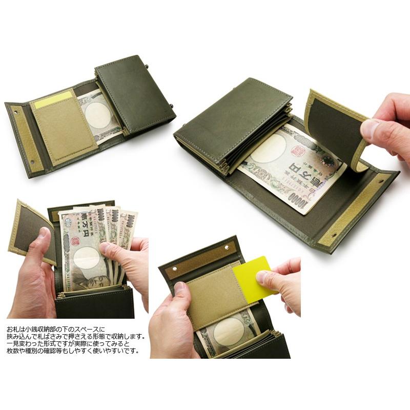 m+（エムピウ） ミッレフォッリエ/ミニ財布 メンズ mf2p30 M+ : クール
