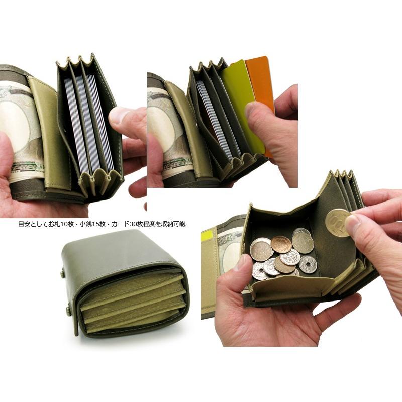 エムピウ ミッレフォッリエ コンパクト財布 コンパクト二つ折り革財布 | ミッレフォッリエ - エムピウ（m+）