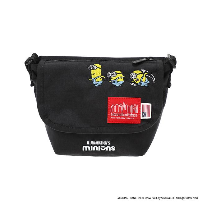 マンハッタンポーテージ ミニオンズ メッセンジャーバッグ/ブラック メンズ MP1602FZPMNOS Manhattan Portage【選べるノベルティ付】_1