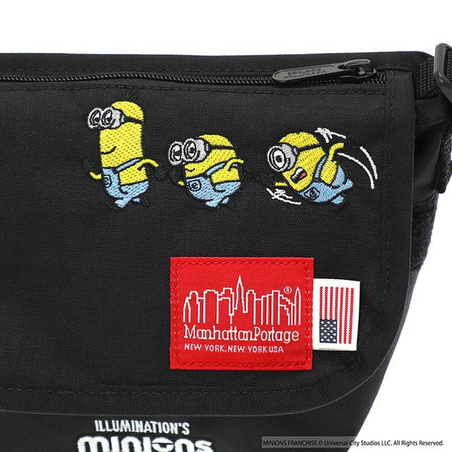 マンハッタンポーテージ ミニオンズ メッセンジャーバッグ/ブラック メンズ MP1602FZPMNOS Manhattan Portage【選べるノベルティ付】_7