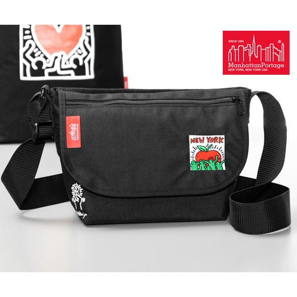 60 Off 限定ノベルティプレゼント 選べるノベルティ付 マンハッタンポーテージ Keith Haring メッセンジャーバッグ S ブラック メンズ Mp1605jrkh21 100 の保証 Atempletonphoto Com