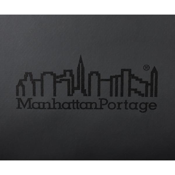 【限定A5ノートブックプレゼント】 マンハッタンポーテージ ブラックレーベル バックパック/ブラック メンズ mp2288vglbl Manhattan Portageの画像