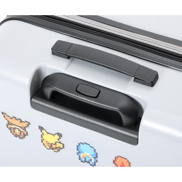 Pokemon（ポケモン） ピクセルアート キャリーケース 59L/グレー PK