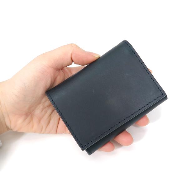 チェラート 薄型三つ折り財布 クールキャット刻印 プエブロレザー