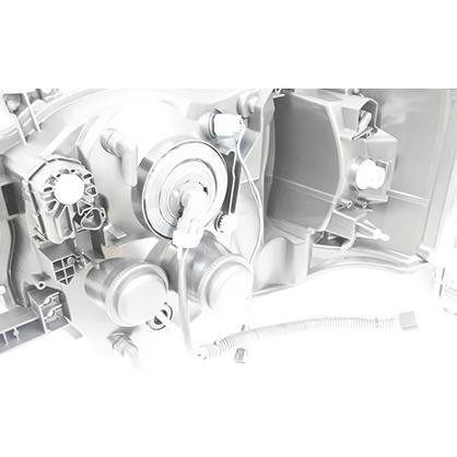 顔面チェンジヘッドライト 200系ハイエース1,2,3型 → 4型 シルバータイプ GTH-004の画像