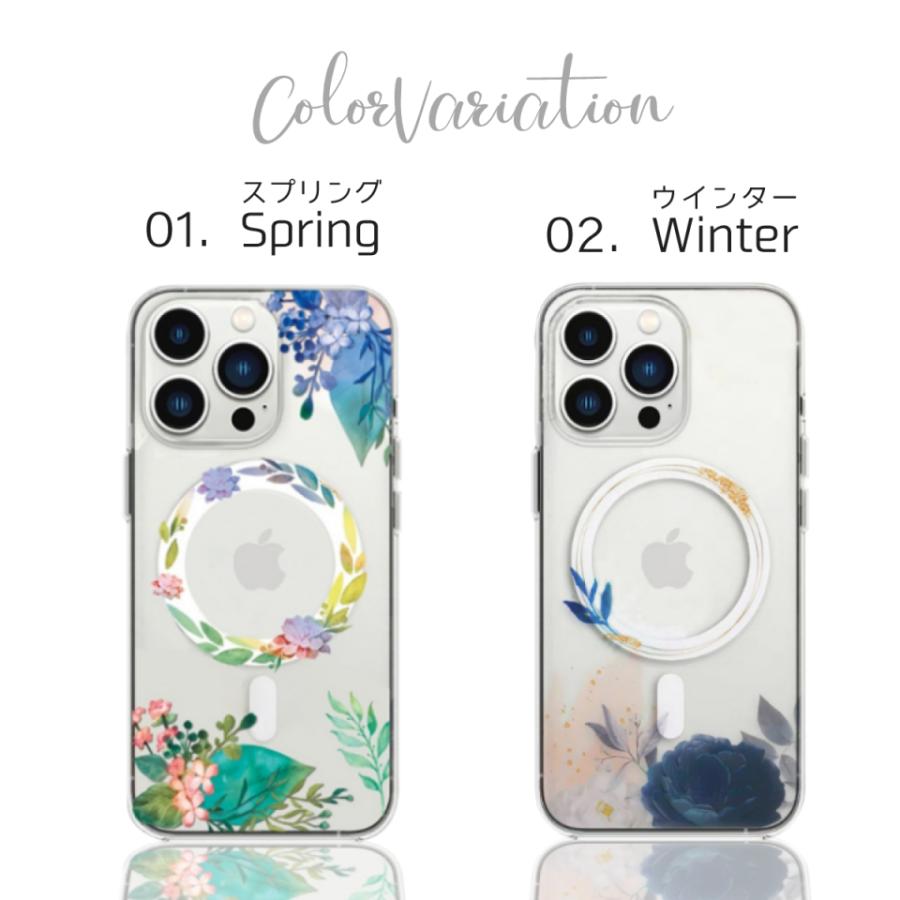 iPhone iphone 13 ケース かわいい 花柄 クリア 12 mini pro promax