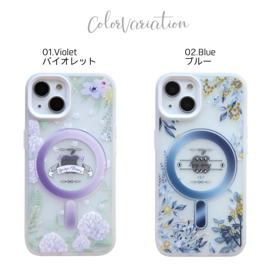 iPhone iphone 13 ケース かわいい 花柄 クリア 12 mini pro