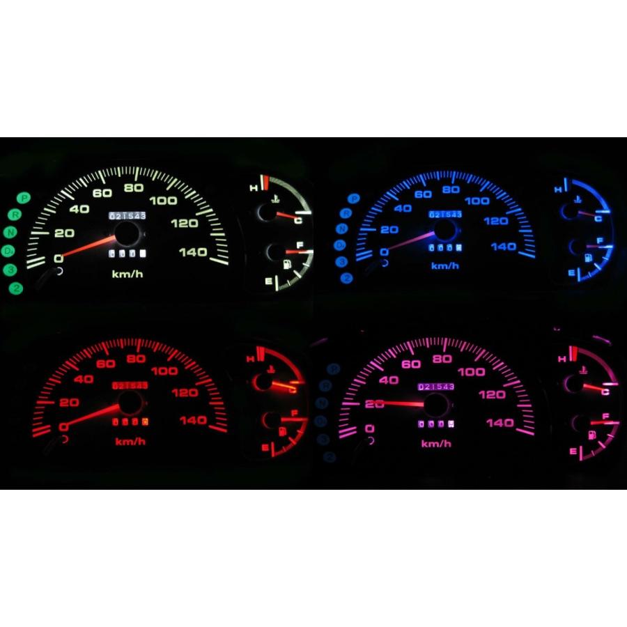 ムーブカスタム L900S/910S 後期 LEDメーター照明フルセット！ タコ無しメーター用 | 