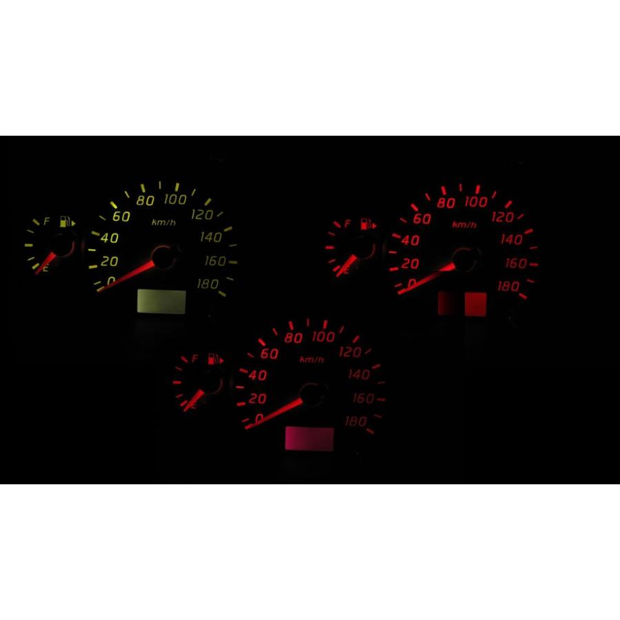 マーチ K12 前期中期  LEDメーター照明フルセット！タコ無しメーター用 | 日産