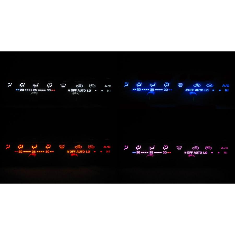 ハイラックスサーフ N180/N185 前期 LEDエアコン照明セット！ オートエアコン用 | トヨタ
