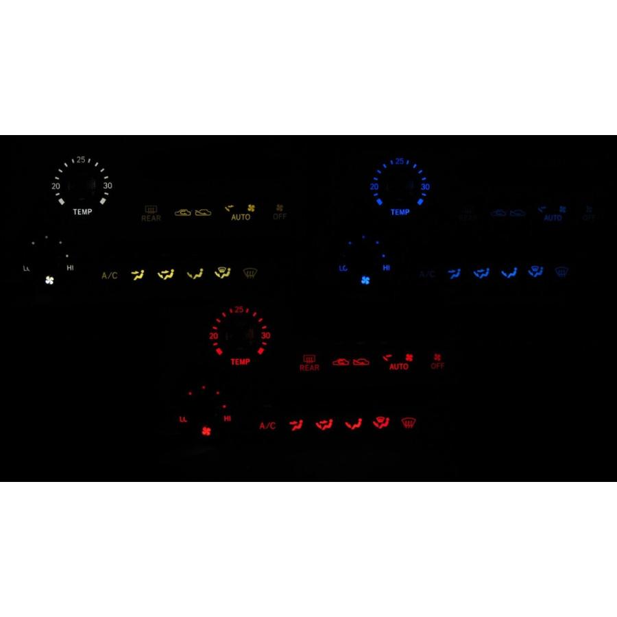 スープラ JZA80 LEDエアコン照明セット！｜coolfactory