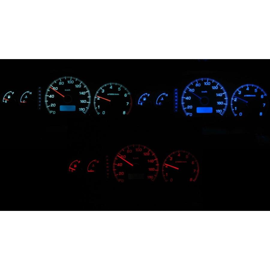 インプレッサ GC8 後期 LEDメーター照明フルセット！ : クール2222