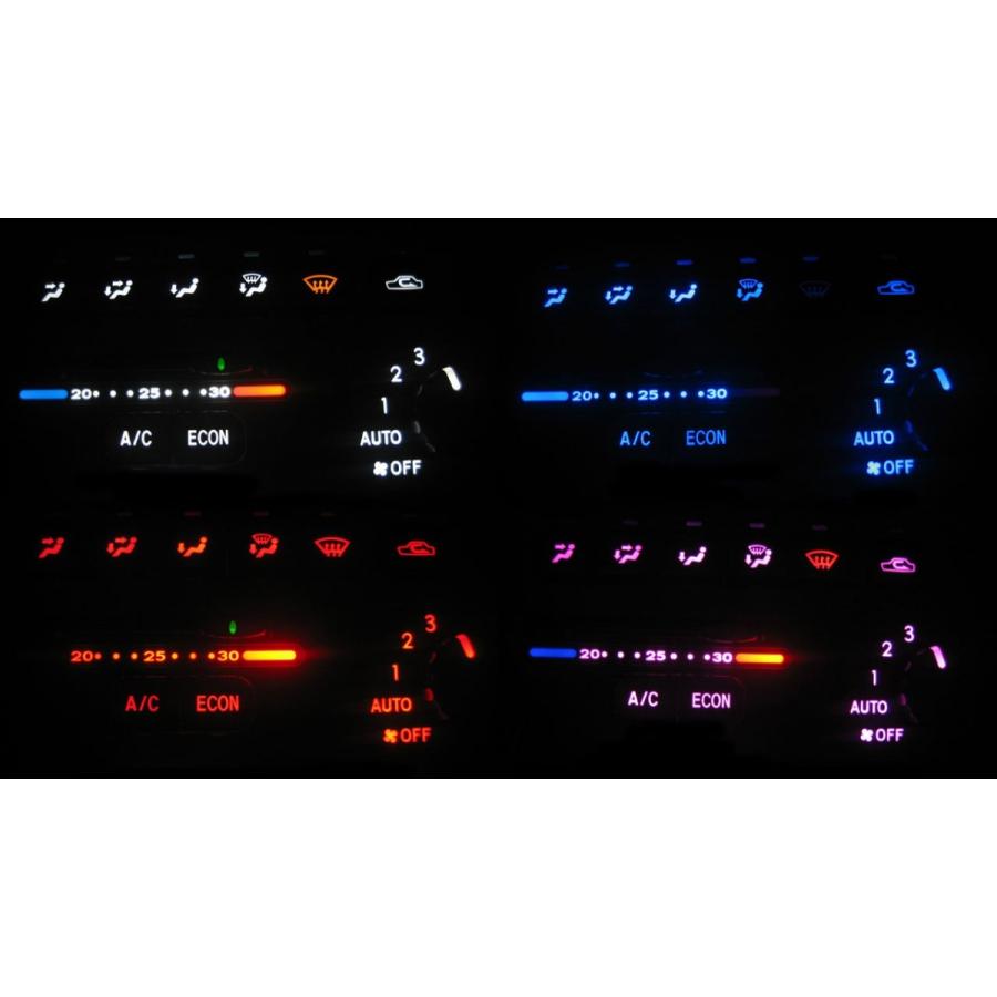 プレオ RA1/RA2 後期 LEDエアコン照明セット! オートエアコン用 | 