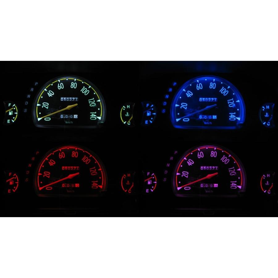 プレオ RA1/RA2 後期 LEDメーター照明セット！ タコ無しメーター用 | 