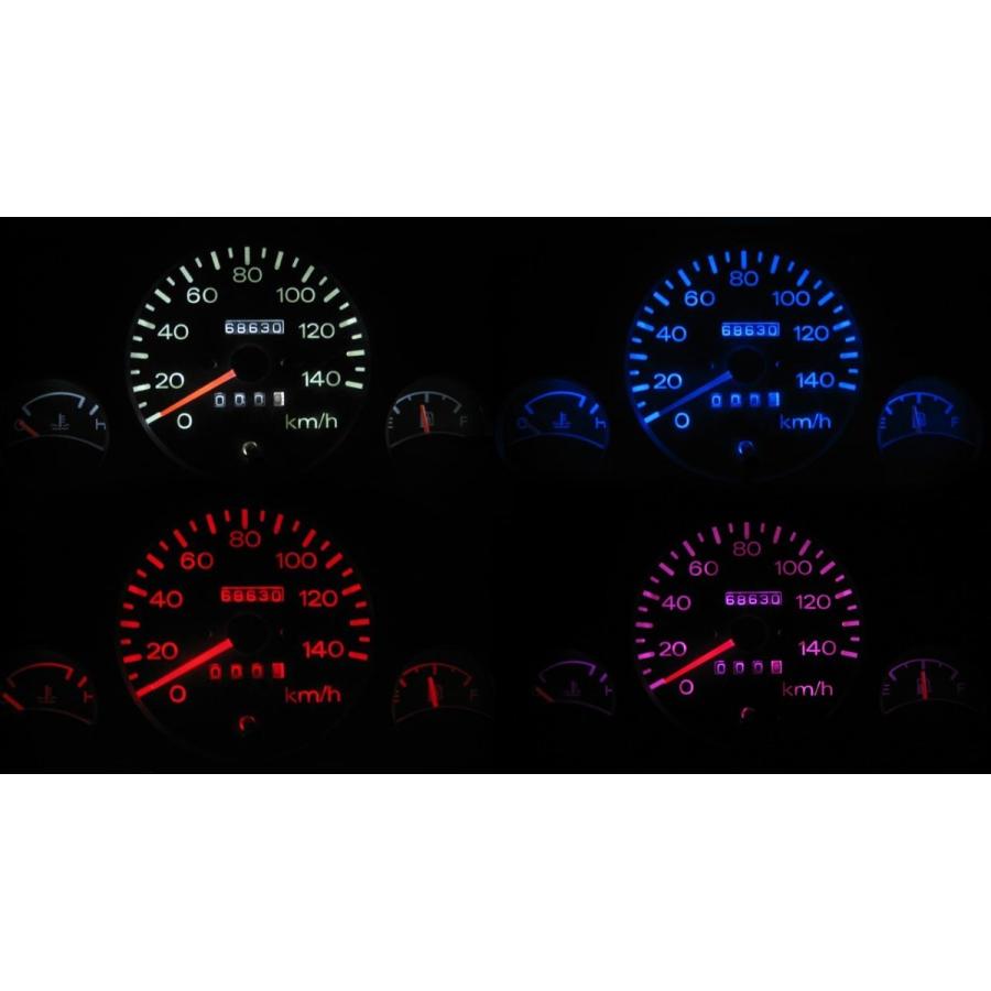 アルトワークス CN21S/CP21S LEDメーター照明セット！ タコ無しメーター用 | 