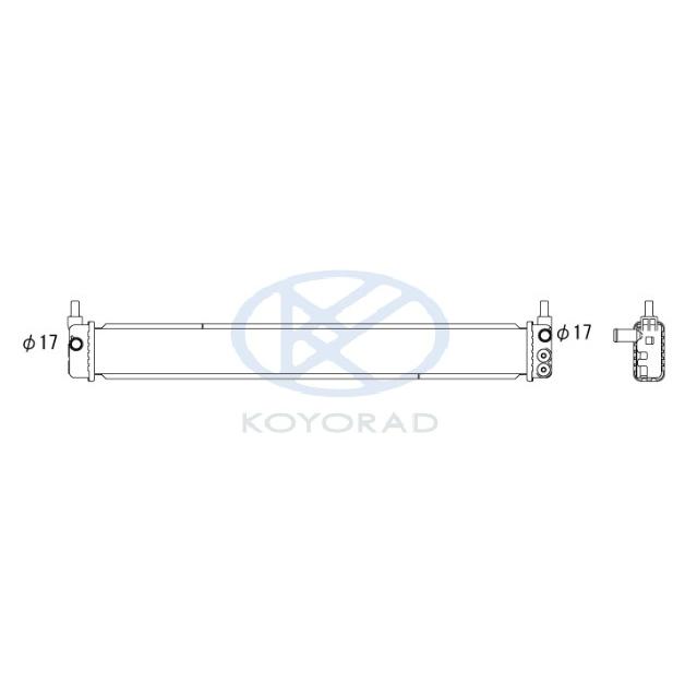 プリウス インバーター用 ラジエーター CVT用 ZVW30 新品 熱交換器専門