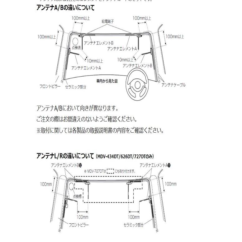 ケンウッド T9A-0049-00 T9A-0046-00 カーナビナビ アンテナエレメント