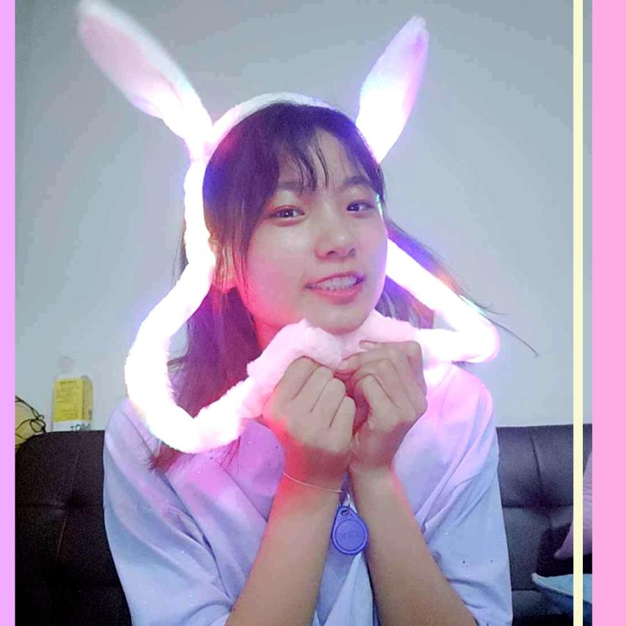 光るうさ耳 ピコピコカチューシャ 耳が動く光る Led ハロウィン パーティ 仮装 Headbandpikopikoled Bluce Grace 通販 Yahoo ショッピング