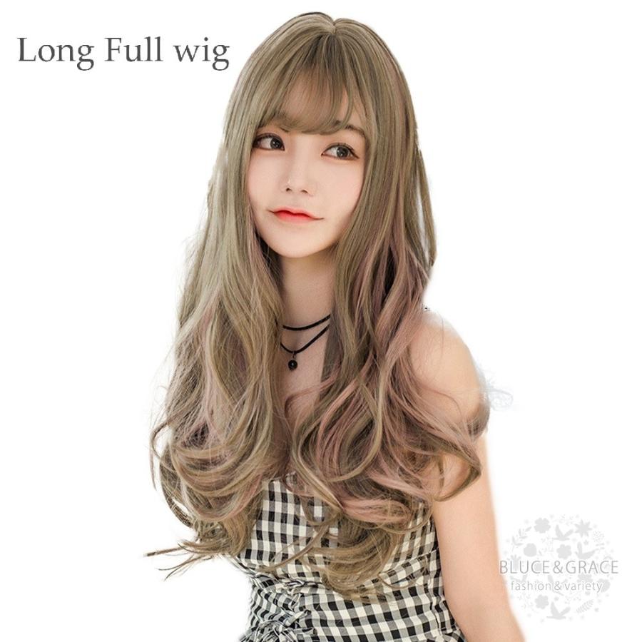 ウィッグ フルウィッグ ロング カール かつら レディース グラデーション アッシュグレー ネット付き Wig9146 Bluce Grace 通販 Yahoo ショッピング