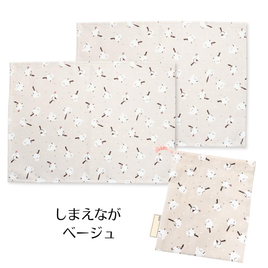 ランチョンマット 巾着袋 小 セット 3点 ミニ 25 35 2枚 と コップ袋