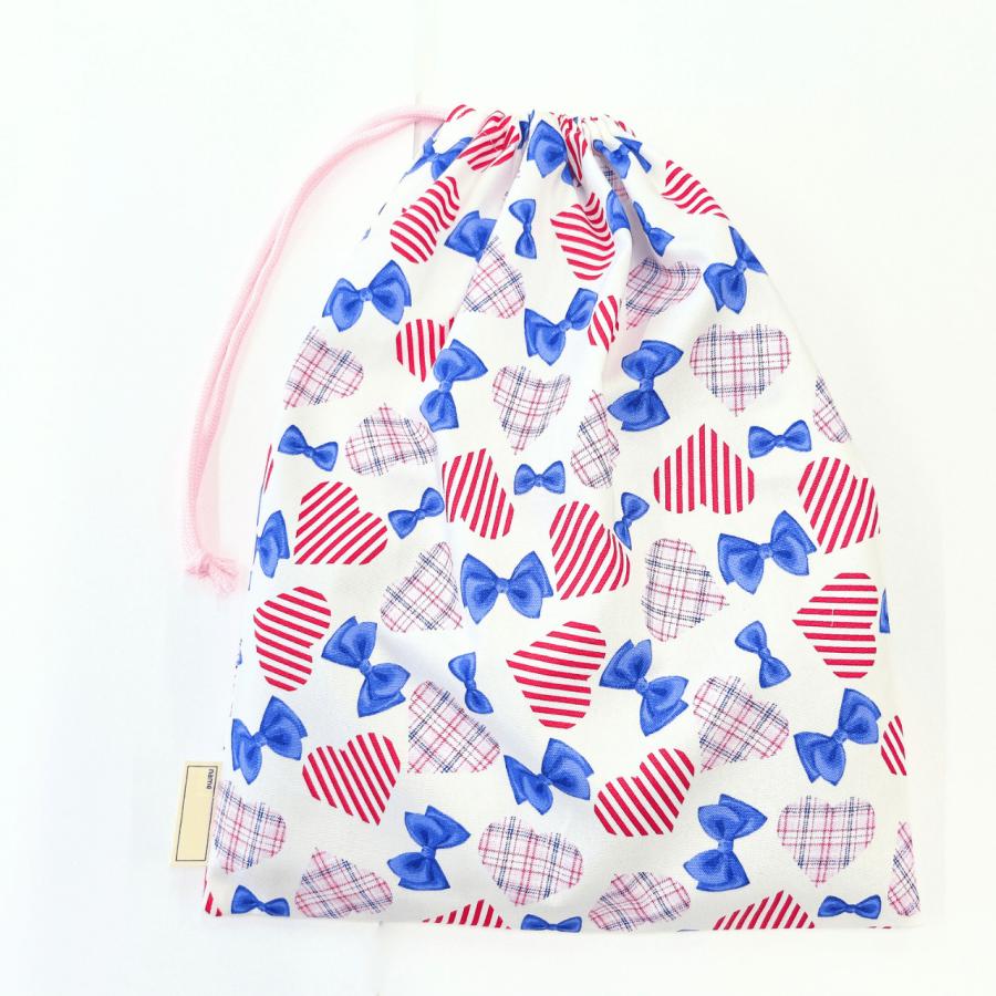 入園入学　4点セット　ハート　キルティング　レッスンバッグ　上靴入れ　女の子 入園 入学 4点セット ポッピングハート 女の子 キルティング