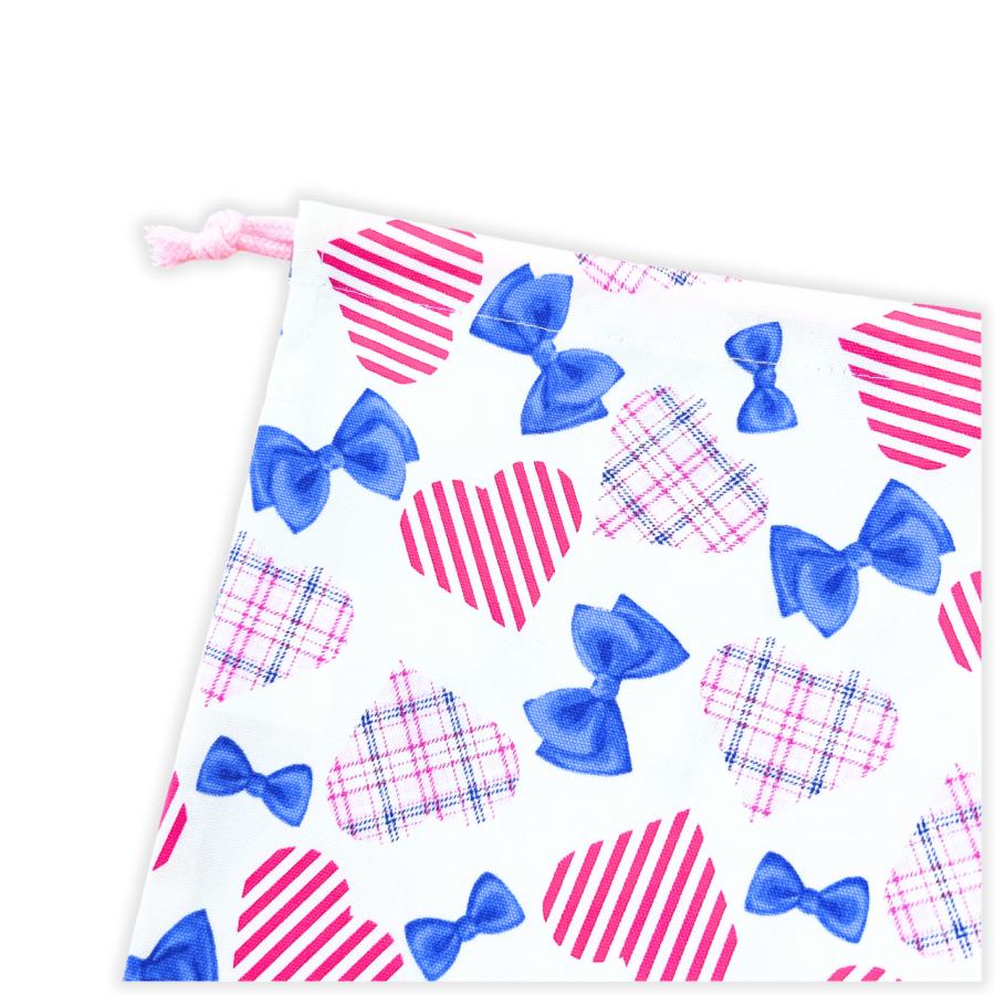 入園 入学 4点セット ポッピングハート 女の子 キルティング