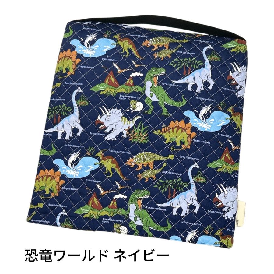 防災頭巾カバー　正方形　【ゴム交換可能】流れ星ブルー 防災頭巾カバー 正方形 男の子 キルティング 座布団 型 おしゃれ