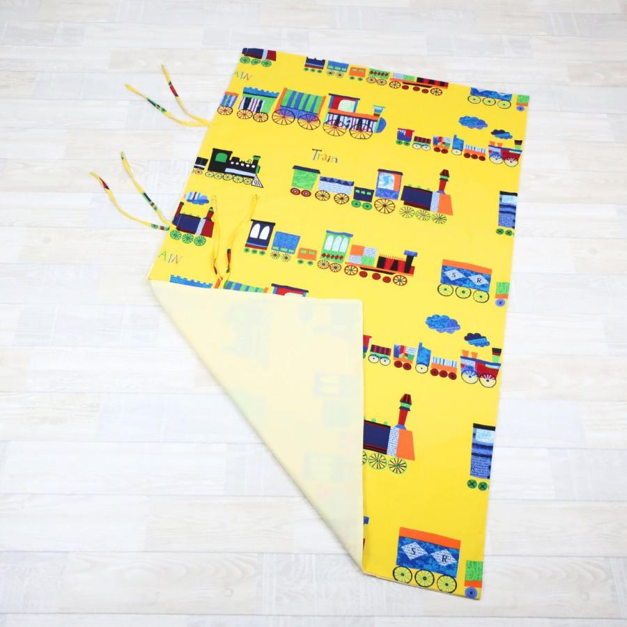 フジキ お昼寝布団カバー 保育園 布団カバー電車 敷き布団カバー 70 x