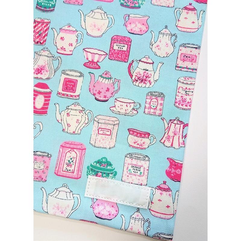 巾着袋 大 ティーパーティ 水色 体操着入れ 女の子 コットン かわいい おしゃれ柄 シンプル 体育 お着替え 日本製 大人気 Pl 804 トレンドポート 通販 Yahoo ショッピング