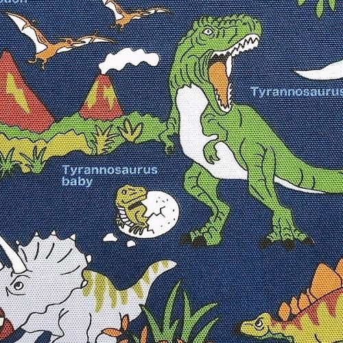 巾着袋 お弁当 恐竜 ワールド ネイビー 男の子 お弁当袋 給食