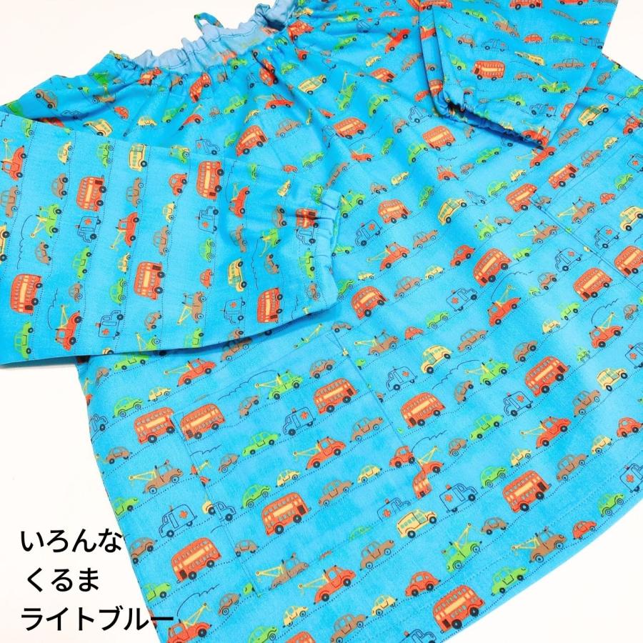 スモック 幼稚園 保育園 100 110 綿 子供 長袖 エプロン キッズ 男の子