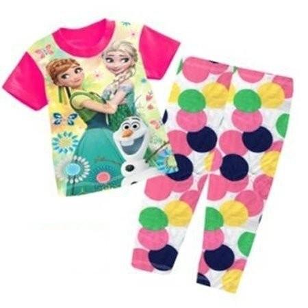 アナ雪 パジャマ上下セット (ドット) ピンク 黄色 女の子 | 