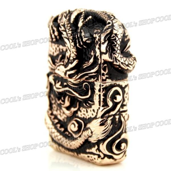 Begin掲載 ZIPPO 龍神 オイルライター 昇り龍 フルメタルジャケット