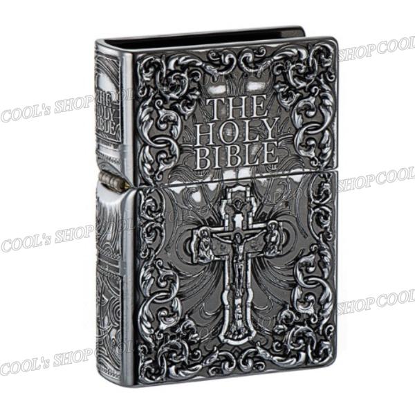 聖書 ホーリーバイブル デザイン フルメタルジャケット オイルライター ZORRO THE HOLY BIBLE 送料無料 ライター