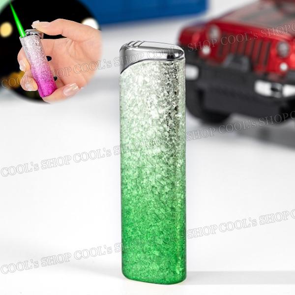 緑炎 ターボライター スリムデザイン コンパクト オシャレ かわいい 小型 薄型 軽量 タバコ 煙草 喫煙 新作 オシャレ かわいい 可愛い 送料無料 |  | 02