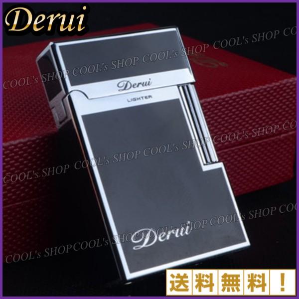 シンプル ガスライター フリントライター Derui ローラー 横回し