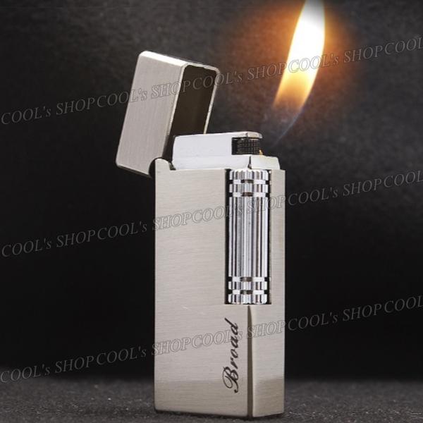 スリムデザイン ガスライター フリントライター Broad ローラー 横回しタイプ 送料無料 クリスマス プレゼント ホワイトデー メンズ レディース Zuqr0c6ryw Cools Shop 通販 Yahoo ショッピング